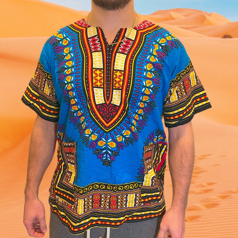 Tribal Pattern Aztec Tee from Thailand
